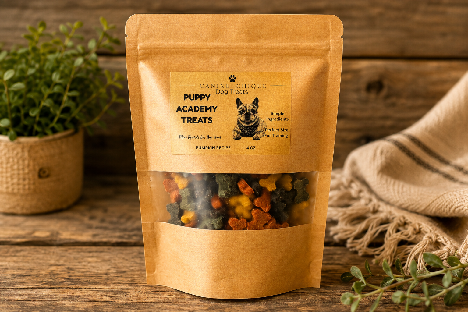 Puppy Academy Treats- Pumpkin Recipe